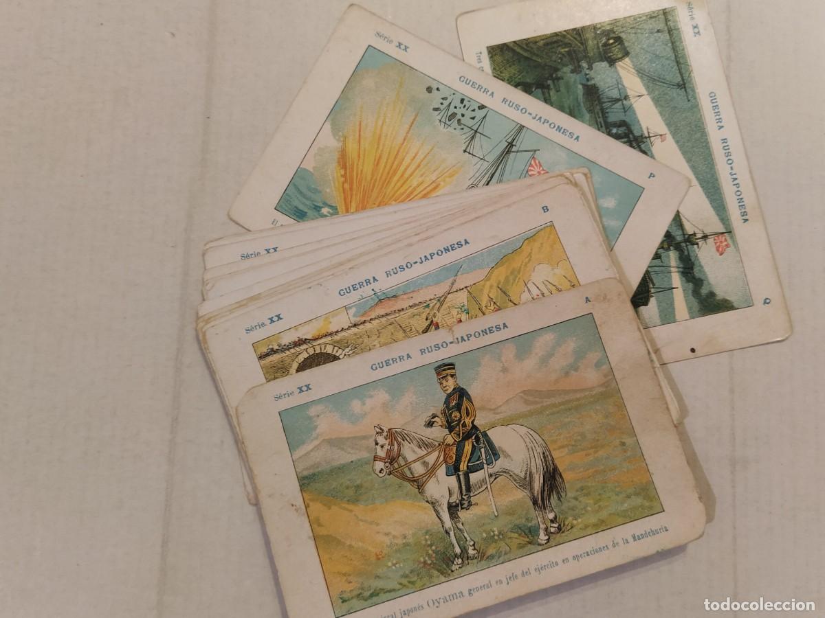 Coleccionismo cromos antiguos: GUERRA RUSO JAPONESA - COLECCION DE 20 CROMOS ANTIGUOS - SERIE XX -VER FOTOS