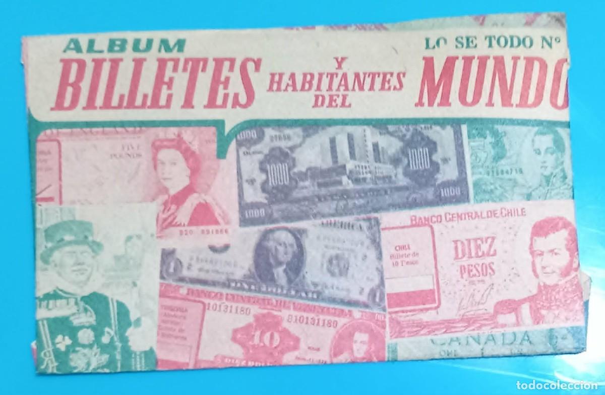Coleccionismo cromos antiguos: Sobre Cromos Album BILLETES Y HABITANTES DEL MUNDO. Per&uacute;