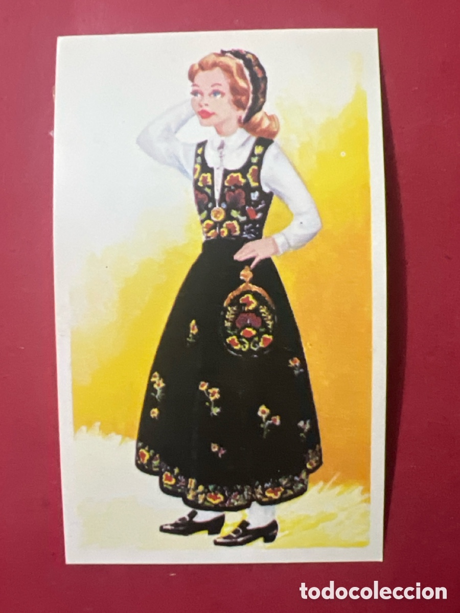 Coleccionismo cromos antiguos: A1750. TRAJES TIPICOS DE MAGA . 186 NORUEGA