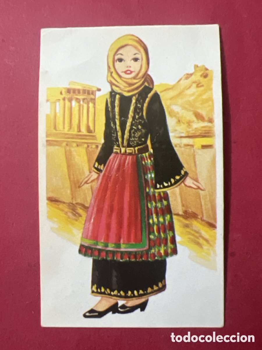 Coleccionismo cromos antiguos: A1763. TRAJES TIPICOS DE MAGA - 163 GRECIA
