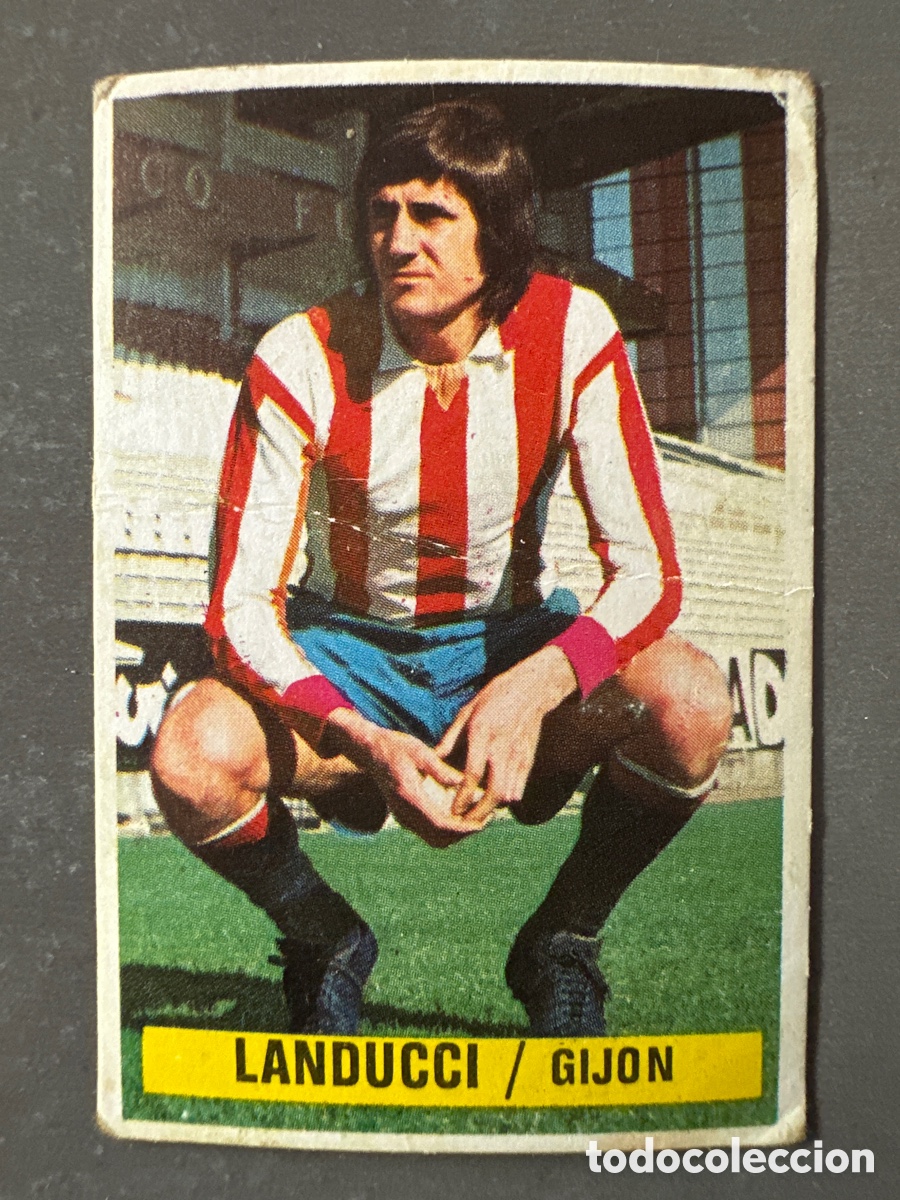 Collezionismo Figurine antiche: CROMO LIGA ESTE 74 75 LANDUCCI COLOCA GIJ&Oacute;N. DESPEGADO