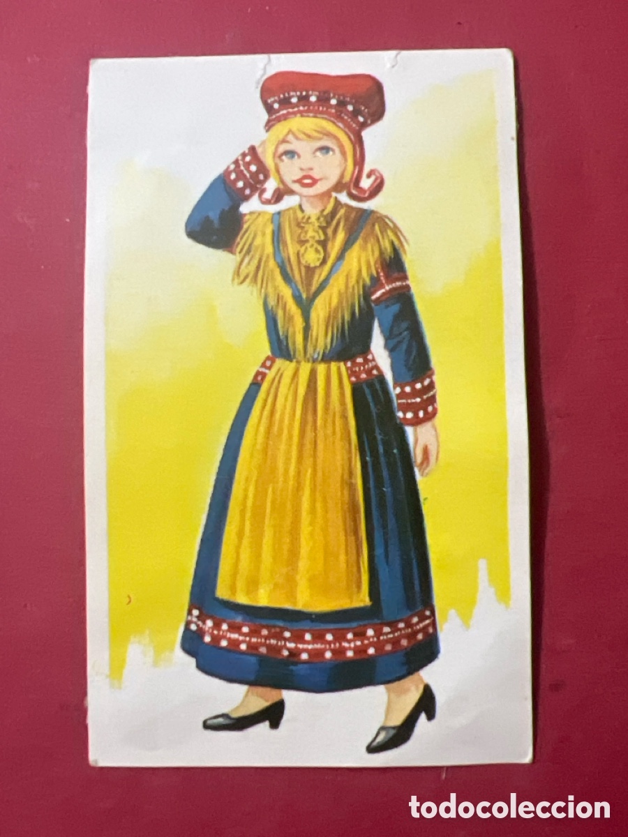 Coleccionismo cromos antiguos: A1771. TRAJES TIPICOS DE MAGA - 151 FINLANDIA