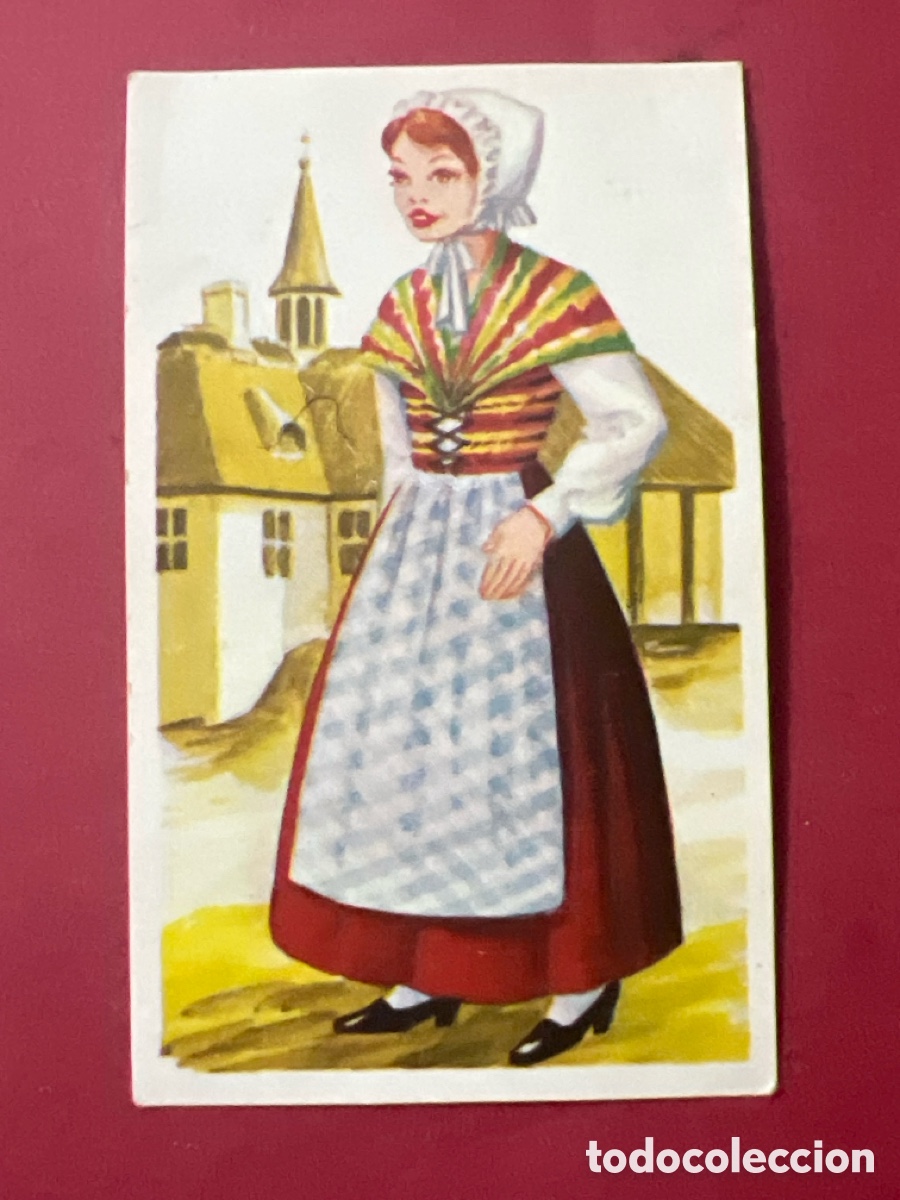 Coleccionismo cromos antiguos: A1774. TRAJES TIPICOS DE MAGA - 147 DINAMARCA