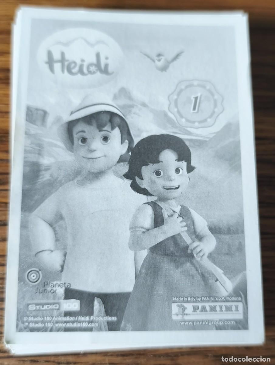 Coleccionismo cromos antiguos: PANINI - PLANETA JUNIOR -- HEIDI -- 60 DIFERENTES