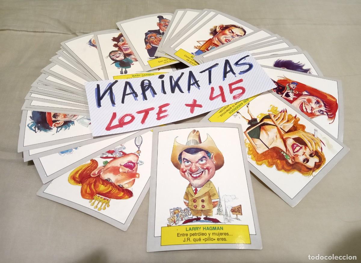 Coleccionismo cromos antiguos: CROMO CROMOS PEGATINA PEGATINAS STICKER STICKERS KARIKATAS 1990 EDICIONES ESTE LOTE x45 PRECIO FIJO