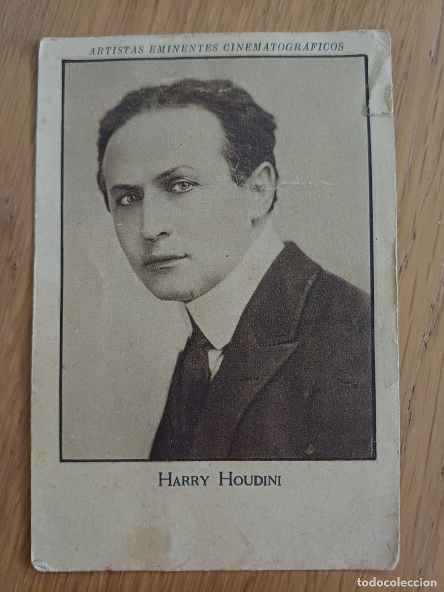 Coleccionismo cromos antiguos: CROMO HARRY HOUDINI, N.20, SERIE VII, ARTISTAS EMINENTES CINEMATOGRAFICOS