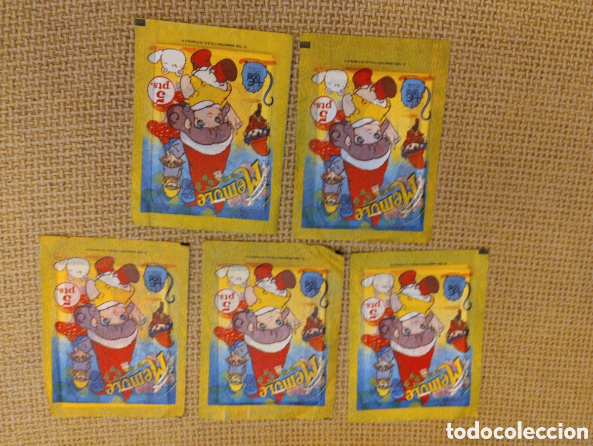 Coleccionismo cromos antiguos: Lote sobres antiguos La Peque&ntilde;a Memole