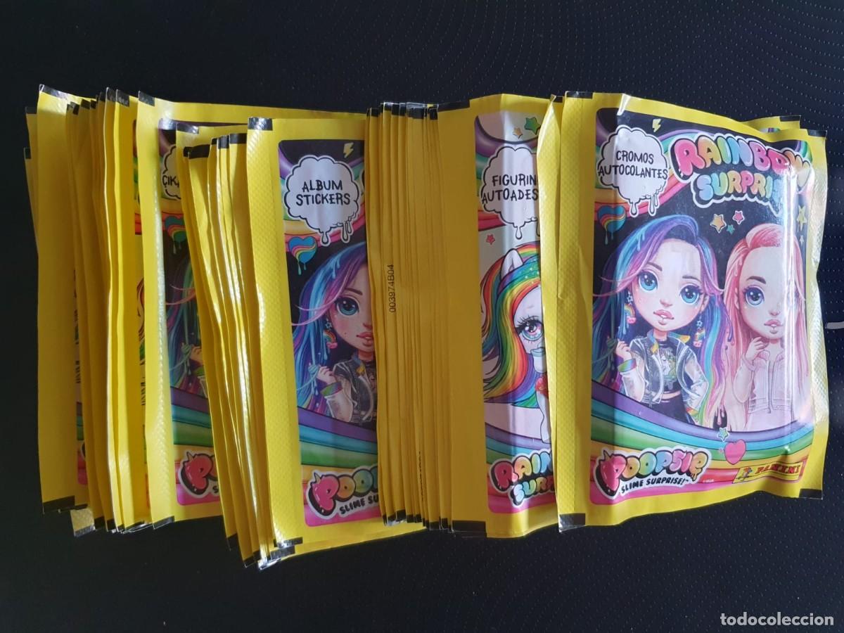 Collectable Antique Stickers: LOTE 10 SOBRES COLECCION RAINBOW SURPRISE POOPSIE PANINI 2020 NUEVOS