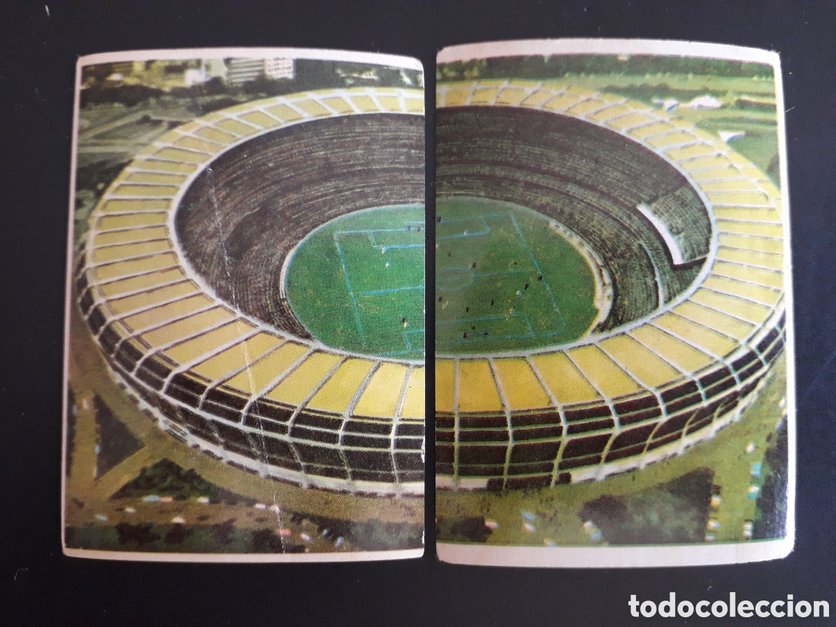 Coleccionismo cromos antiguos: ESTADIO MARACAN&Aacute;, BRASIL. LA VUELTA AL MUNDO CON BIMBO 1966 N&deg; 43 Y 44 SIN PEGAR, PEDIDO M&Iacute;NIMO 3&euro;