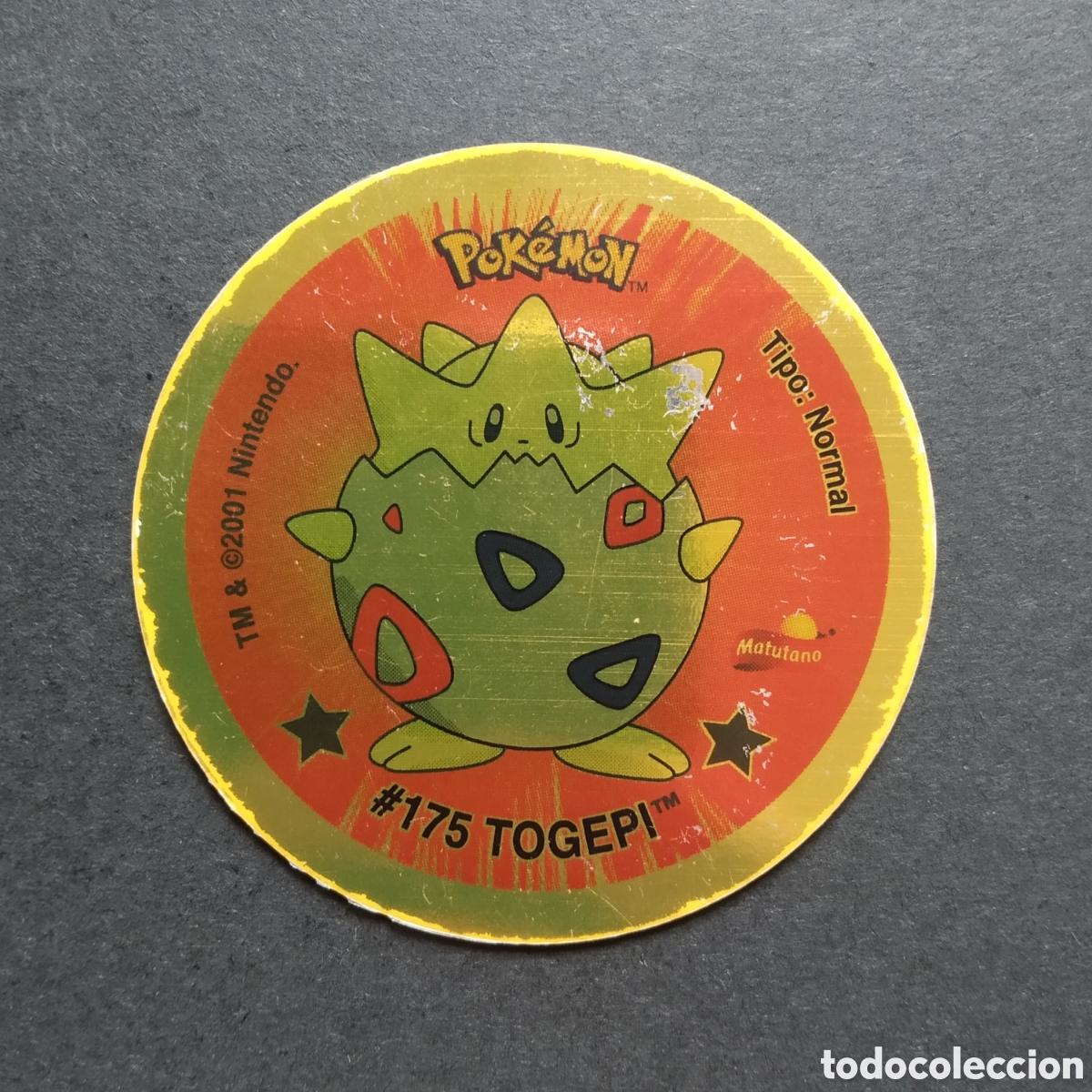 Coleccionismo cromos antiguos: TAZO - N&ordm; #175 TOGEPI / #176 TOGETIC - GIGANTAZO 4 POKEMON - MATUTANO - A&Ntilde;O 2001