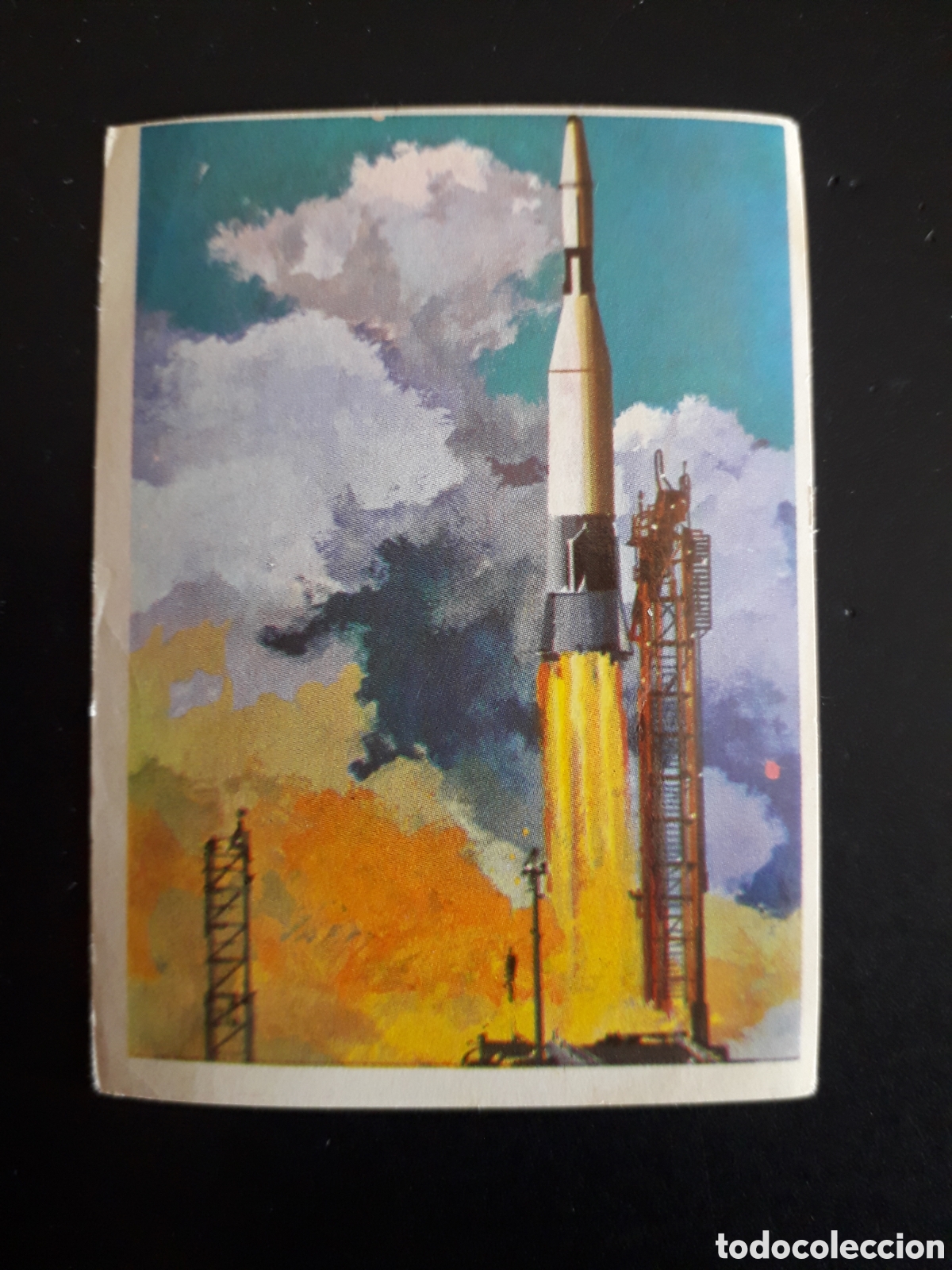 Coleccionismo cromos antiguos: CABO KENNEDY COHETE ESPACIAL, USA. LA VUELTA AL MUNDO CON BIMBO 1966 N&deg; 63 SIN PEG PEDIDO M&Iacute;NIMO 3&euro;