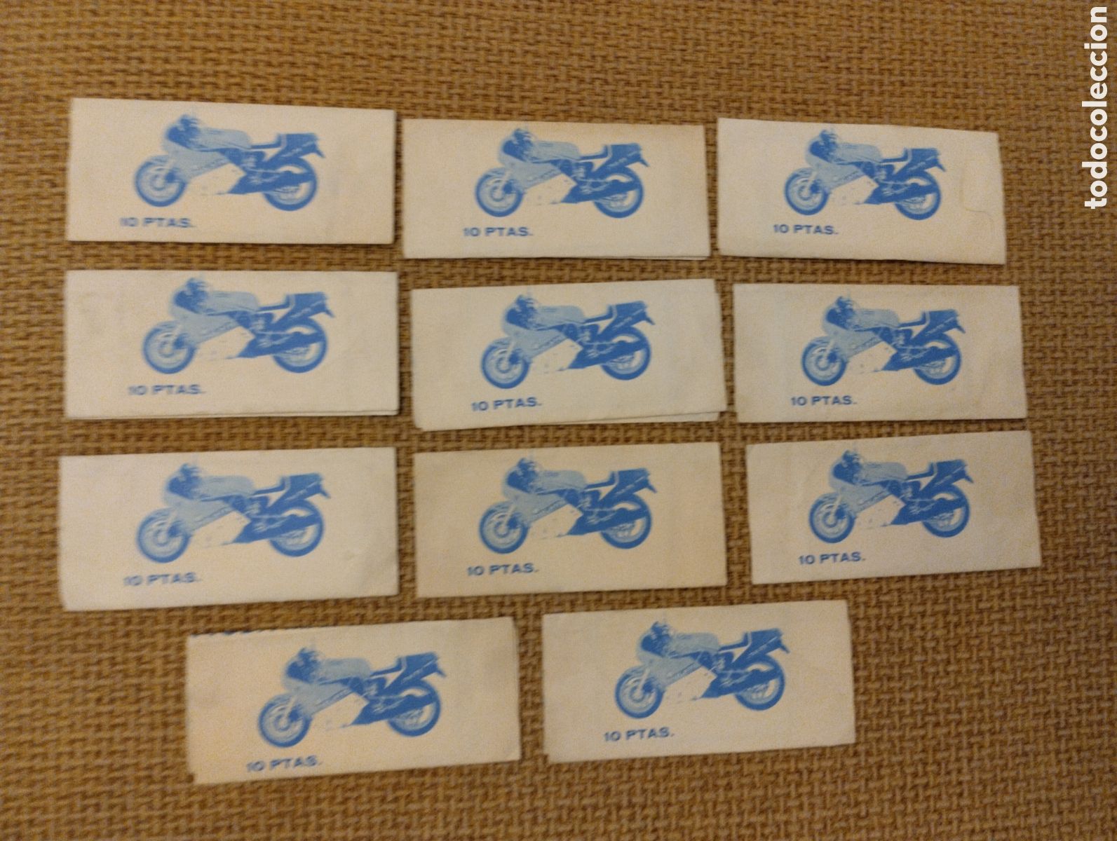 Coleccionismo cromos antiguos: Lote sobres antiguos A toda marcha