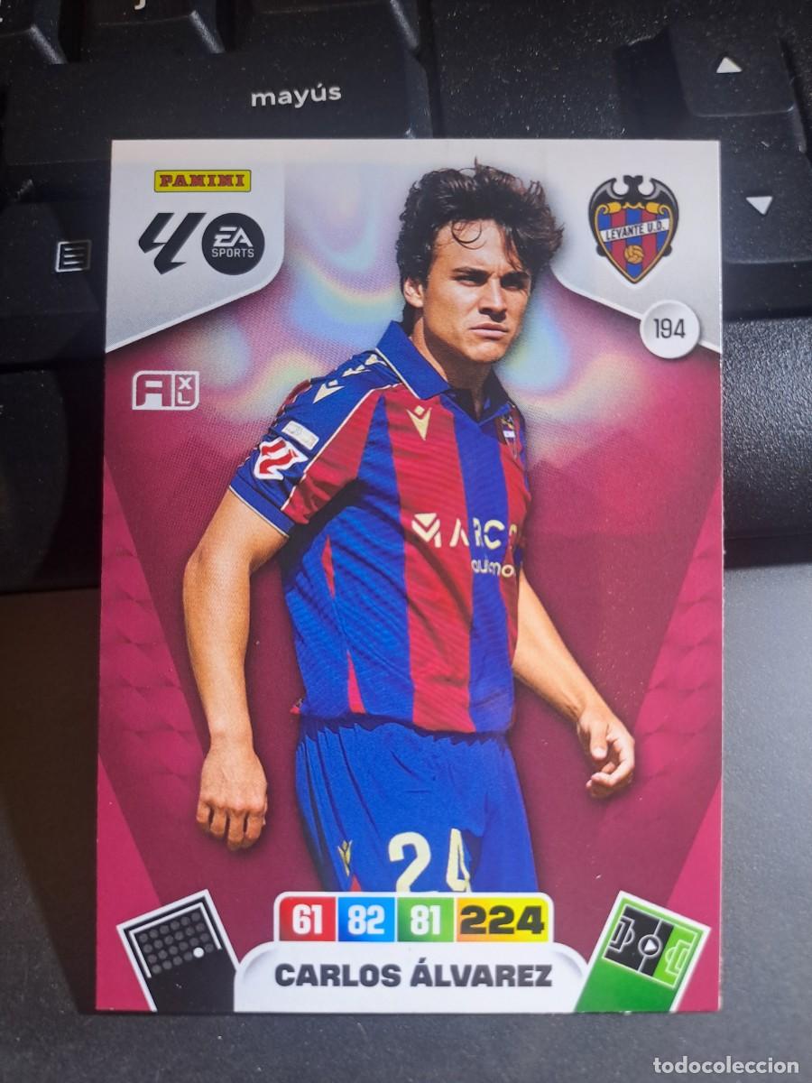 Coleccionismo cromos antiguos: ADRENALYN XL CARLOS ALVAREZ 194 LEVANTE CROMO LIGA 2025 2026 25 26 PANINI