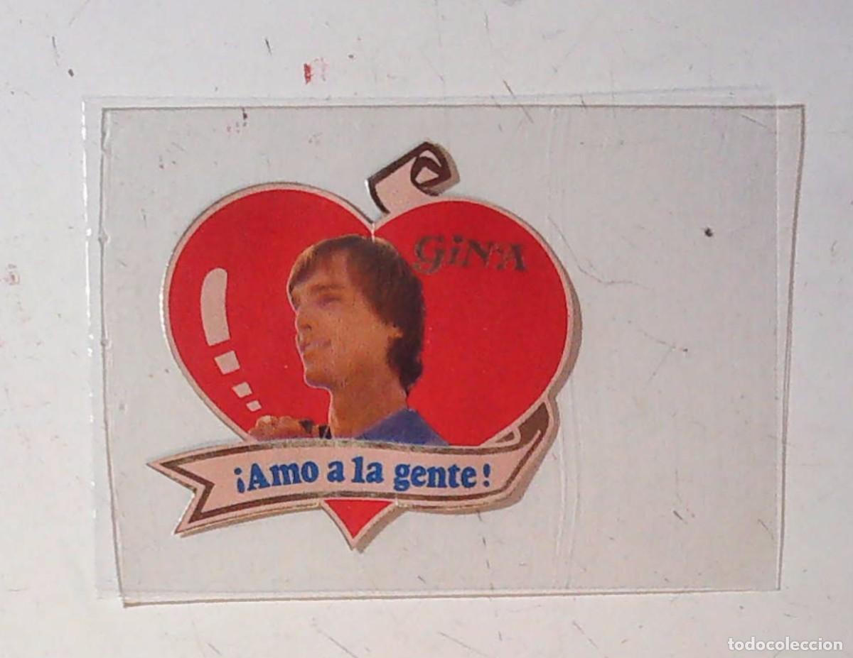 Coleccionismo cromos antiguos: MIGUEL BOSE EN GINA ADHESIVO