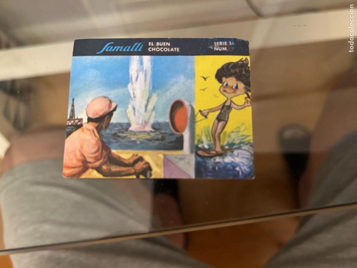 Collectable Antique Stickers: samalli cromo serie 16 n&ordm; 7 como se ve