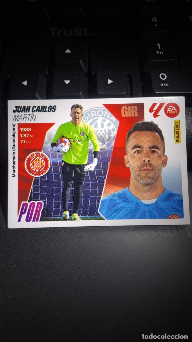 Coleccionismo cromos antiguos: CROMO JUAN CARLOS 4B 4 B GIRONA LIGA 2025 2026 25 26 ESTE PANINI NUNCA PEGADO
