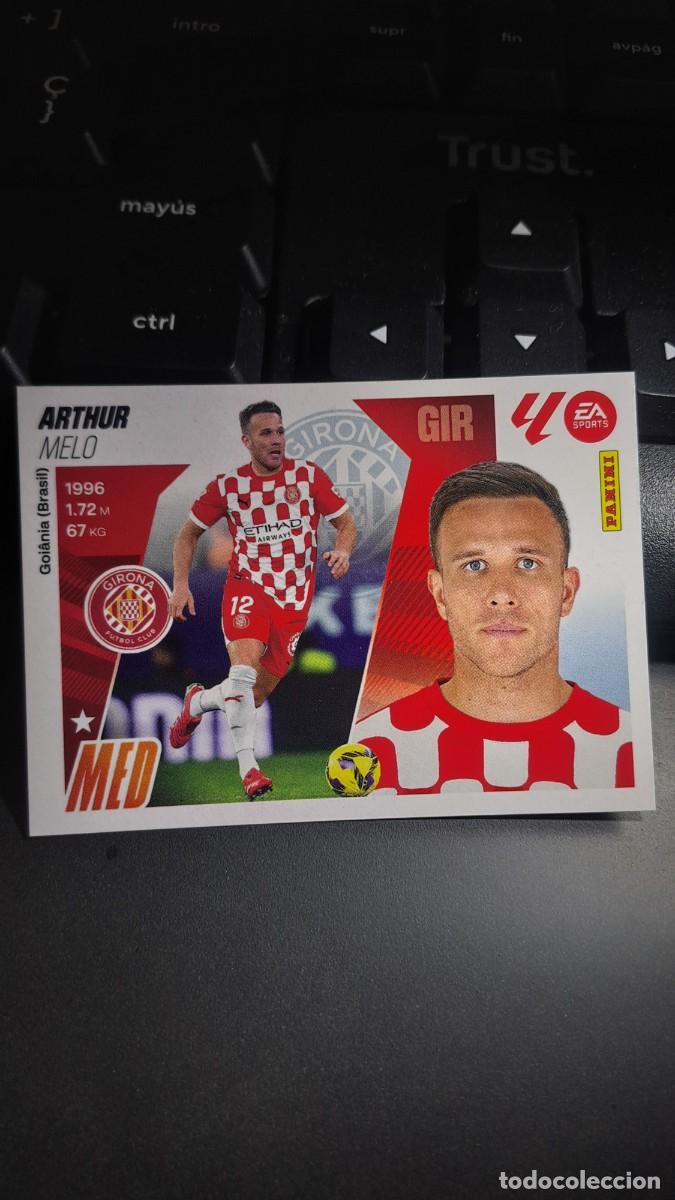 Coleccionismo cromos antiguos: CROMO ARTHUR 13 GIRONA LIGA 2025 2026 25 26 ESTE PANINI NUNCA PEGADO