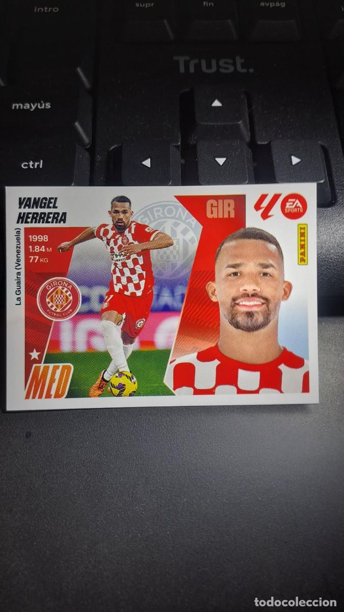 Coleccionismo cromos antiguos: CROMO YANGEL HERRERA 14 GIRONA LIGA 2025 2026 25 26 ESTE PANINI NUNCA PEGADO