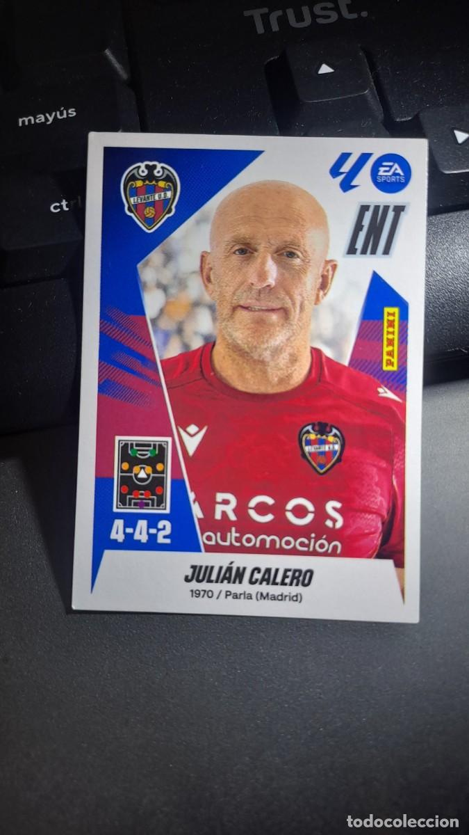 Coleccionismo cromos antiguos: CROMO JULIAN CALERO 2 ENTRENADOR LEVANTE LIGA 2025 2026 25 26 ESTE PANINI NUNCA PEGADO