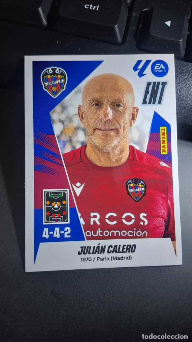 Coleccionismo cromos antiguos: CROMO JULIAN CALERO 2 ENTRENADOR LEVANTE LIGA 2025 2026 25 26 ESTE PANINI NUNCA PEGADO