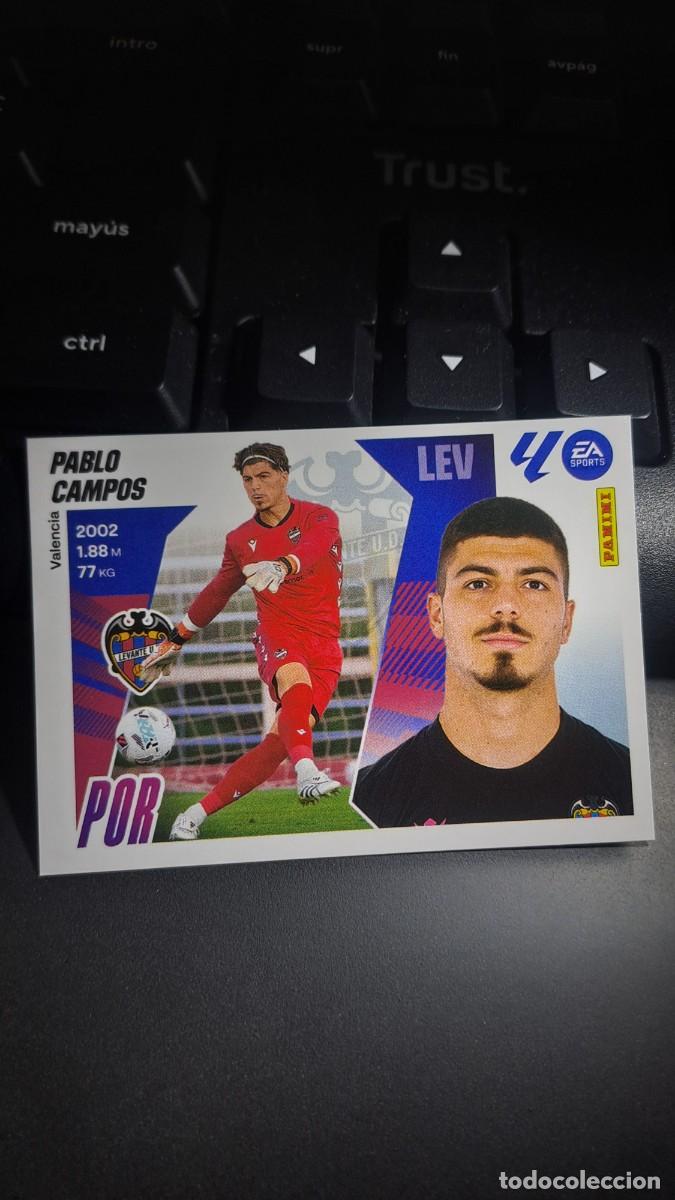 Coleccionismo cromos antiguos: CROMO PABLO CAMPOS 3 LEVANTE LIGA 2025 2026 25 26 ESTE PANINI NUNCA PEGADO