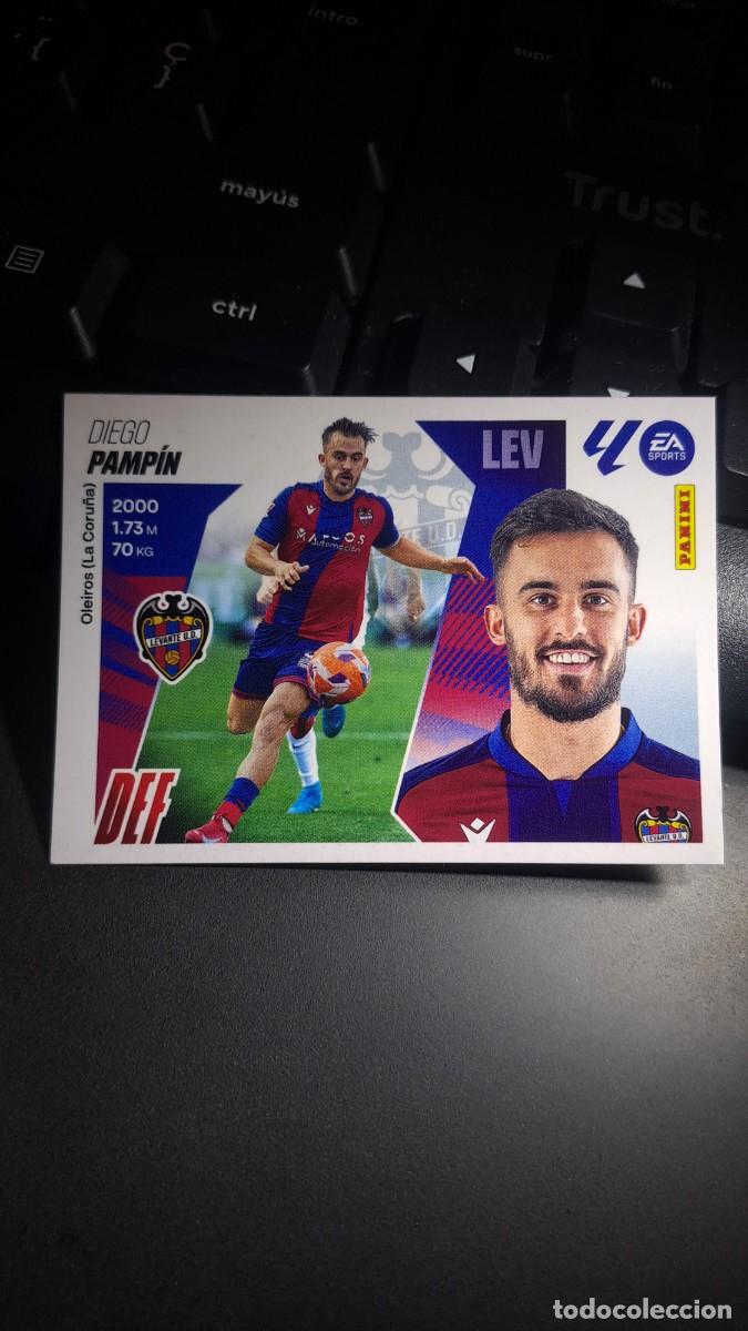 Coleccionismo cromos antiguos: CROMO PAMPIN 10 LEVANTE LIGA 2025 2026 25 26 ESTE PANINI NUNCA PEGADO