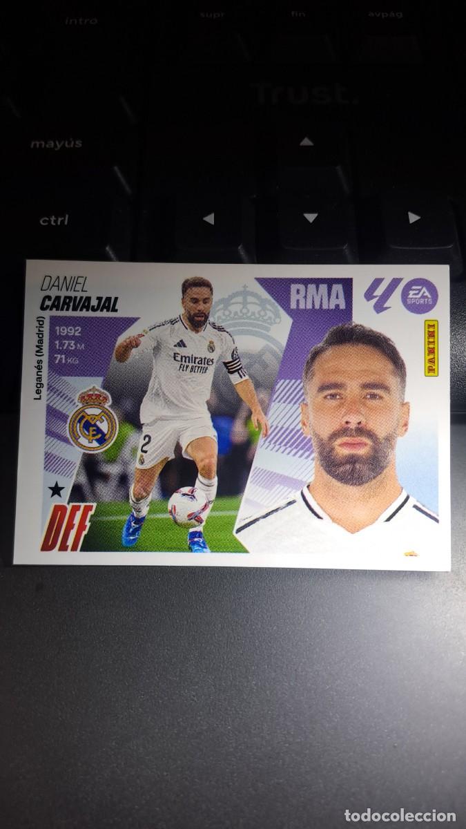 Coleccionismo cromos antiguos: CROMO CARVAJAL 5 REAL MADRID LIGA 2025 2026 25 26 ESTE PANINI NUNCA PEGADO