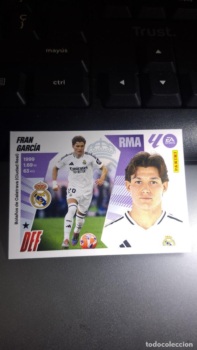 Coleccionismo cromos antiguos: CROMO FRAN GARCIA 10B 10 B REAL MADRID LIGA 2025 2026 25 26 ESTE PANINI NUNCA PEGADO
