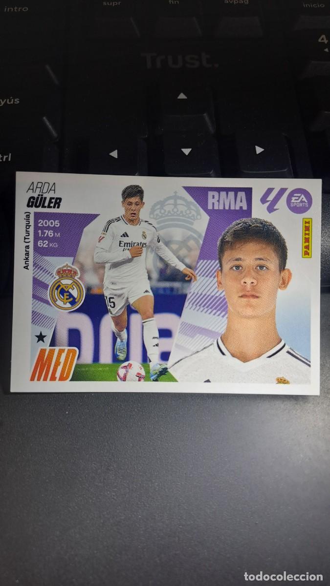 Coleccionismo cromos antiguos: CROMO GULER 16 REAL MADRID LIGA 2025 2026 25 26 ESTE PANINI NUNCA PEGADO