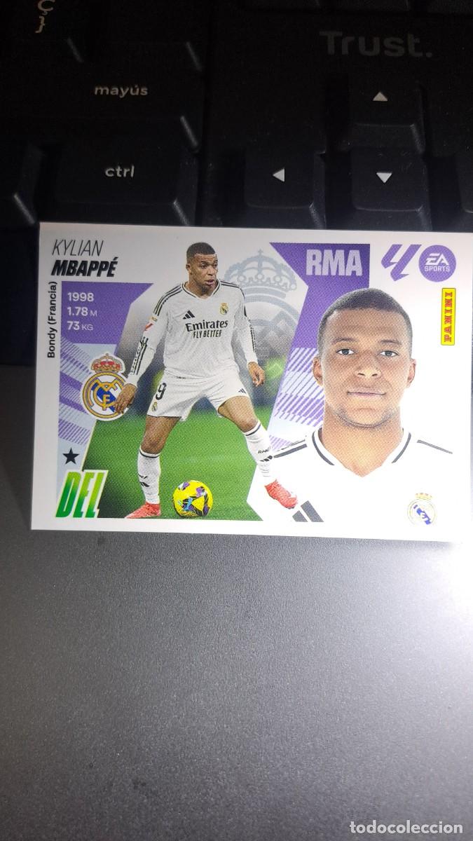 Coleccionismo cromos antiguos: CROMO MBAPPE 19 REAL MADRID LIGA 2025 2026 25 26 ESTE PANINI NUNCA PEGADO