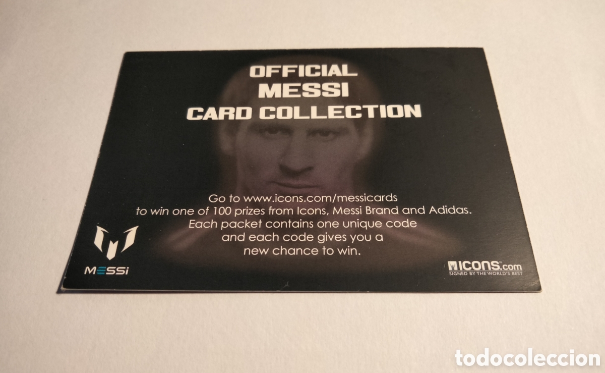 Coleccionismo cromos antiguos: MESSI ICONS OFFICIAL CARD COLLECTION 2013 TARJETA CODIGO