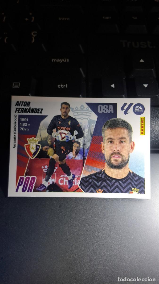 Coleccionismo cromos antiguos: CROMO AITOR FERNANDEZ 4 OSASUNA LIGA 2025 2026 25 26 ESTE PANINI NUNCA PEGADO