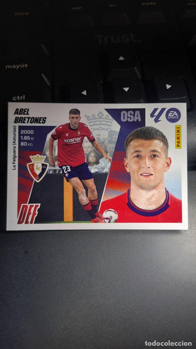 Coleccionismo cromos antiguos: CROMO ABEL BRETONES 10 OSASUNA LIGA 2025 2026 25 26 ESTE PANINI NUNCA PEGADO