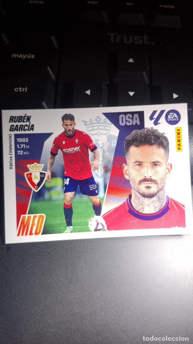 Coleccionismo cromos antiguos: CROMO RUBEN GARCIA 14 OSASUNA LIGA 2025 2026 25 26 ESTE PANINI NUNCA PEGADO