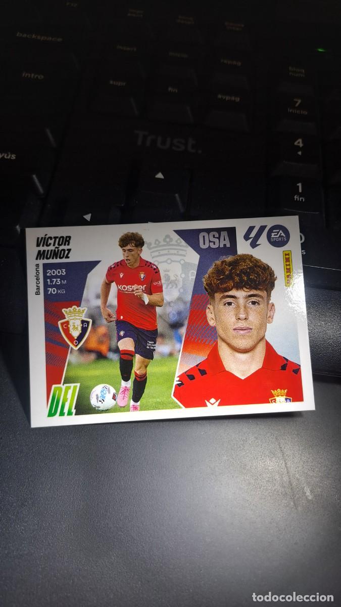 Coleccionismo cromos antiguos: CROMO VICTOR MU&Ntilde;OZ 17 OSASUNA LIGA 2025 2026 25 26 ESTE PANINI NUNCA PEGADO