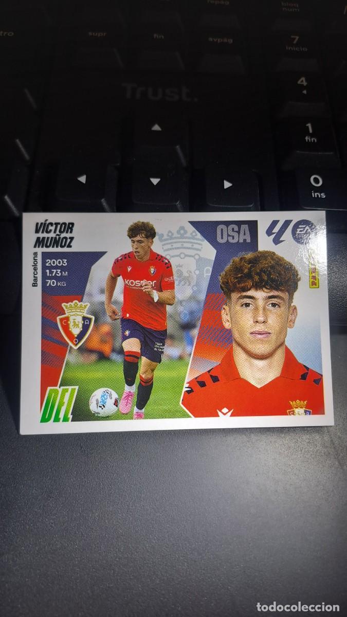 Coleccionismo cromos antiguos: CROMO VICTOR MU&Ntilde;OZ 17 OSASUNA LIGA 2025 2026 25 26 ESTE PANINI NUNCA PEGADO