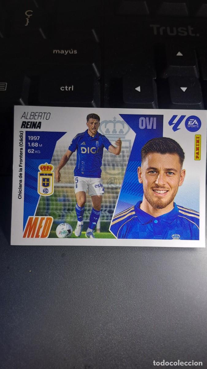 Coleccionismo cromos antiguos: CROMO REINA 12 OVIEDO LIGA 2025 2026 25 26 ESTE PANINI NUNCA PEGADO