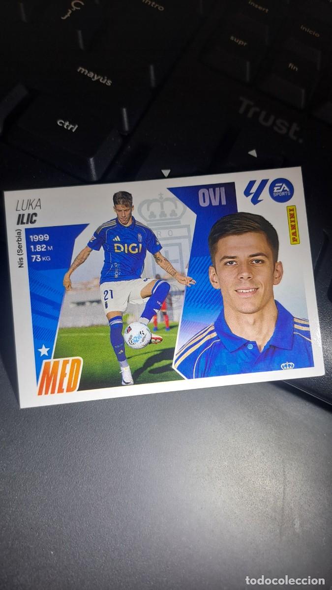 Coleccionismo cromos antiguos: CROMO ILIC 15 ERROR OVIEDO LIGA 2025 2026 25 26 ESTE PANINI NUNCA PEGADO