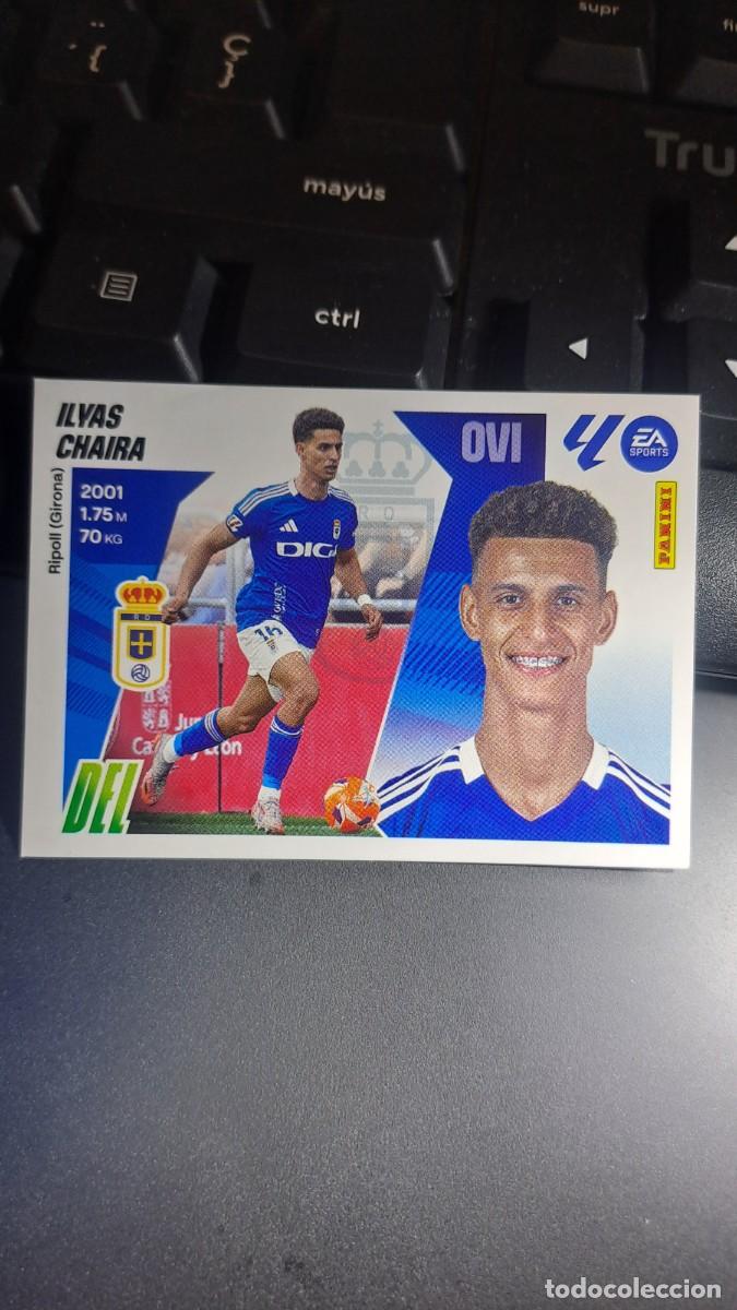 Coleccionismo cromos antiguos: CROMO ILYAS CHAIRA 18A 18 A OVIEDO LIGA 2025 2026 25 26 ESTE PANINI NUNCA PEGADO