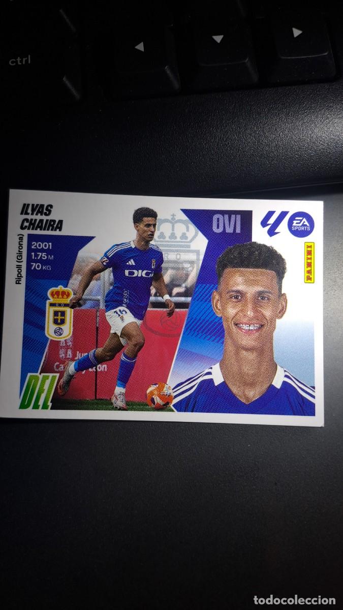 Coleccionismo cromos antiguos: CROMO ILYAS CHAIRA 18A 18 A OVIEDO LIGA 2025 2026 25 26 ESTE PANINI NUNCA PEGADO