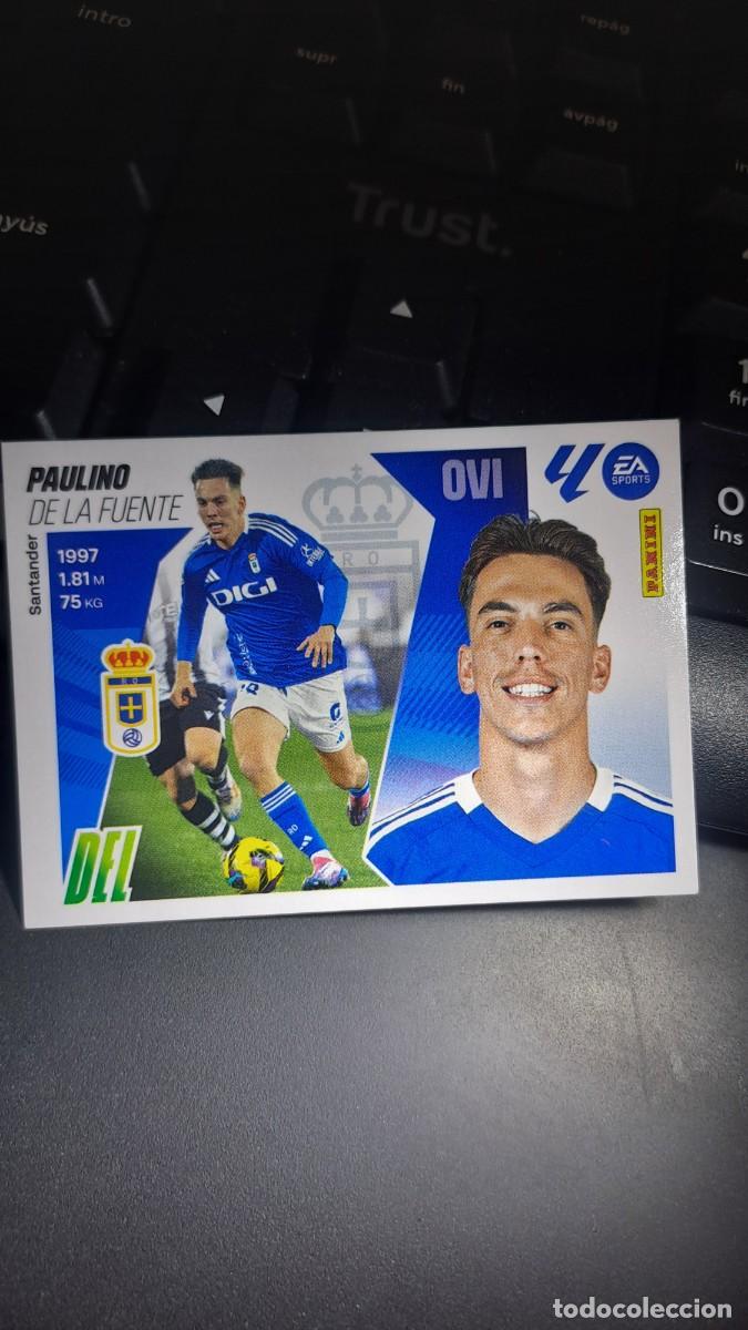 Coleccionismo cromos antiguos: CROMO PAULINO 20 OVIEDO LIGA 2025 2026 25 26 ESTE PANINI NUNCA PEGADO