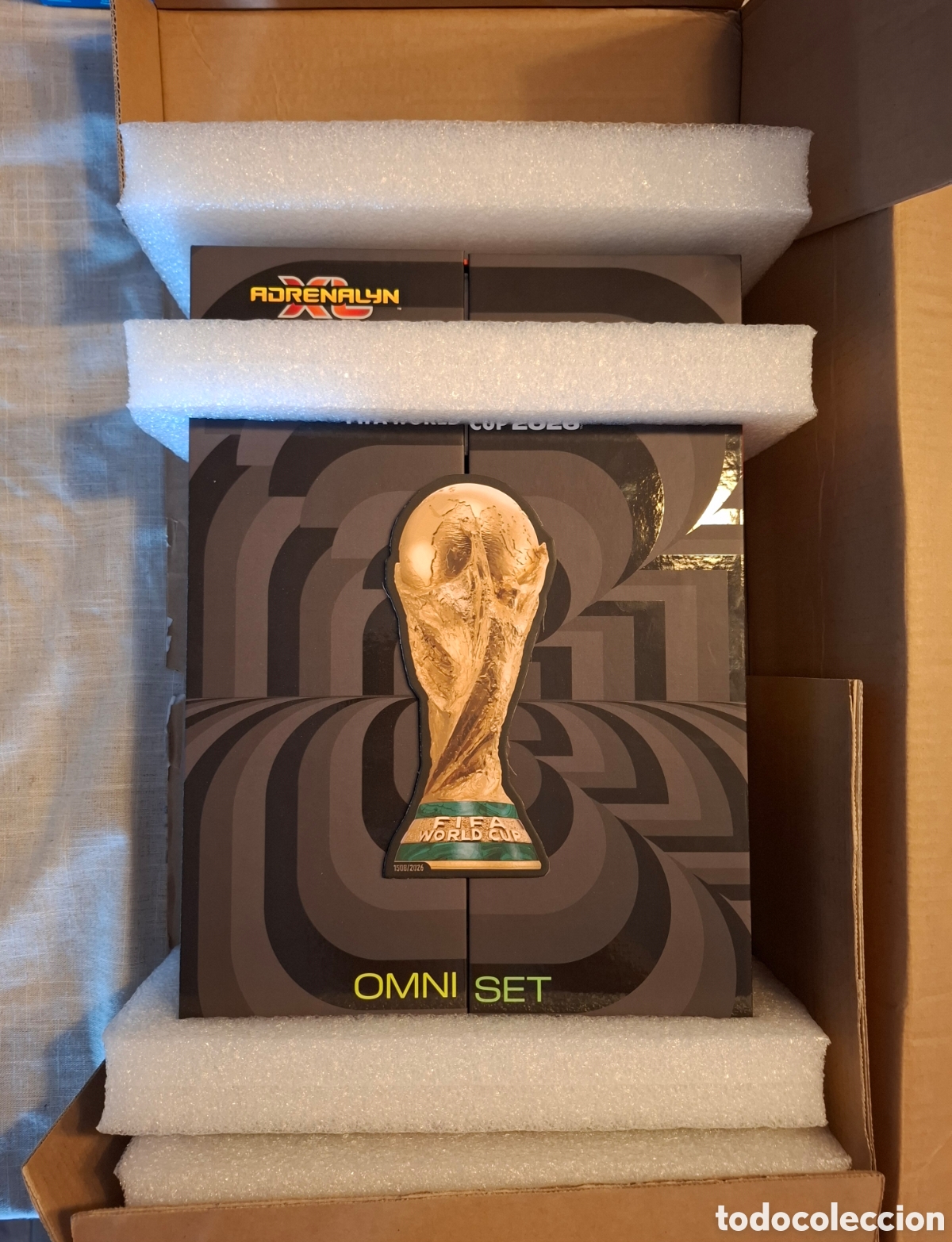 Coleccionismo cromos antiguos: Omni set limitado mundial2026 adrenalyn colecci&oacute;n completa sellada 630 + 3 momentum