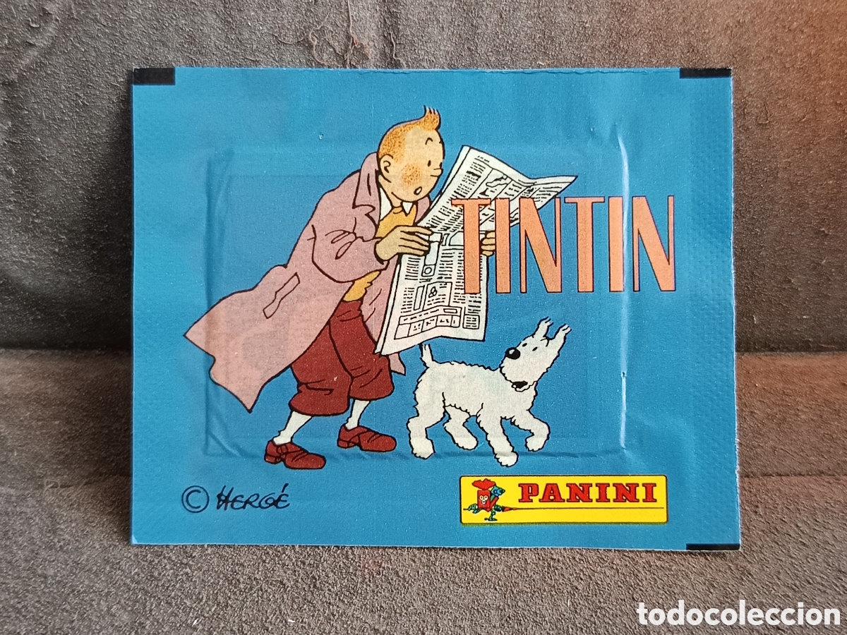 Coleccionismo cromos antiguos: Sobre sin abrir cromos TINTIN de Panini (1989)