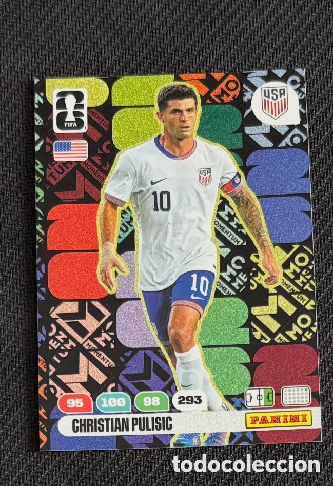 Coleccionismo cromos antiguos: PULISIC MOMENTUM CARD EEUU USA ESTADOS UNIDOS ADRENALYN MUNDIAL FIFA WORLD CUP 2026 PANINI