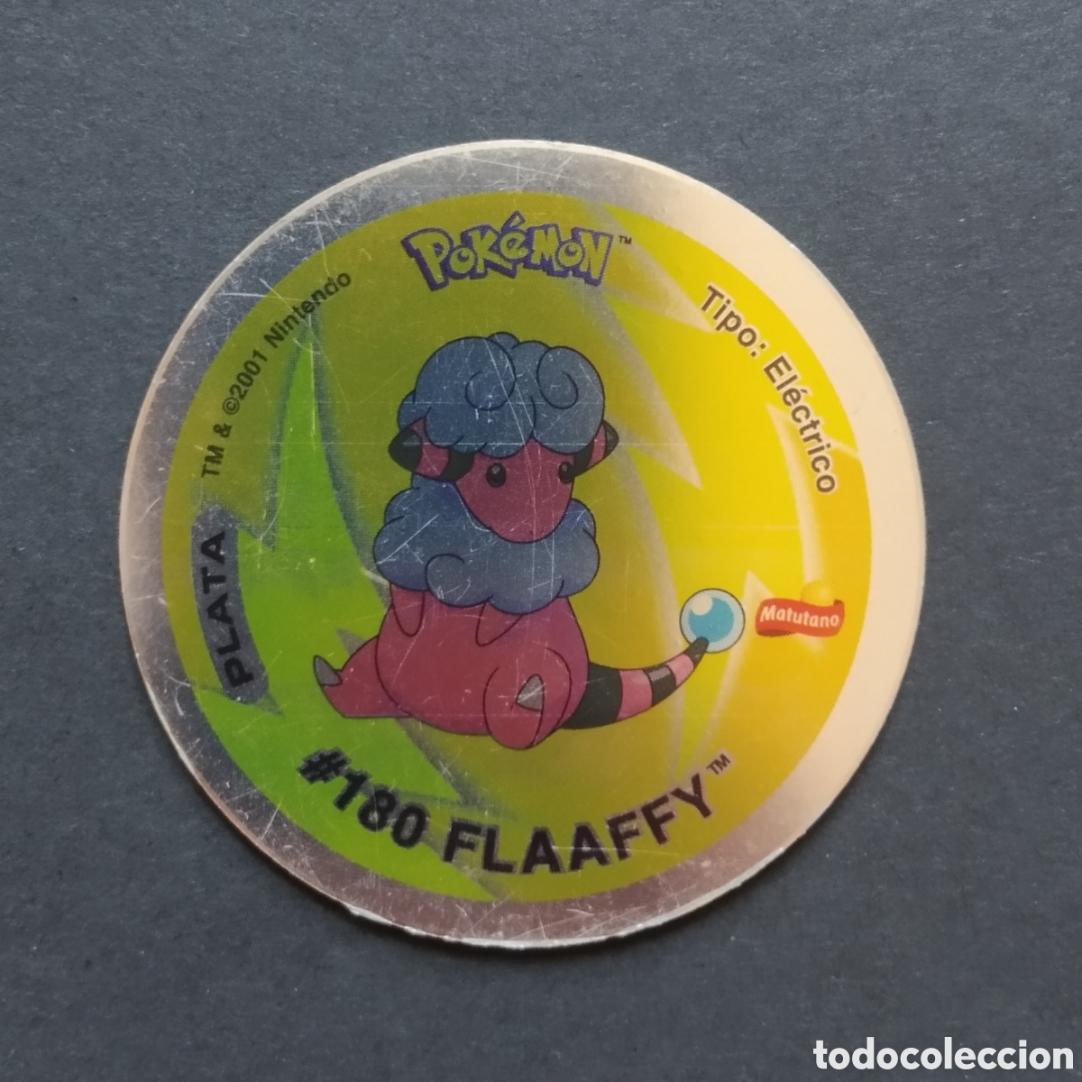 Sammeln alte Sammelbilder: TAZO - N&ordm; #180 FLAAFFY / #181 AMPHAROS - GIGANTAZO 4 POKEMON - MATUTANO - A&Ntilde;O 2001