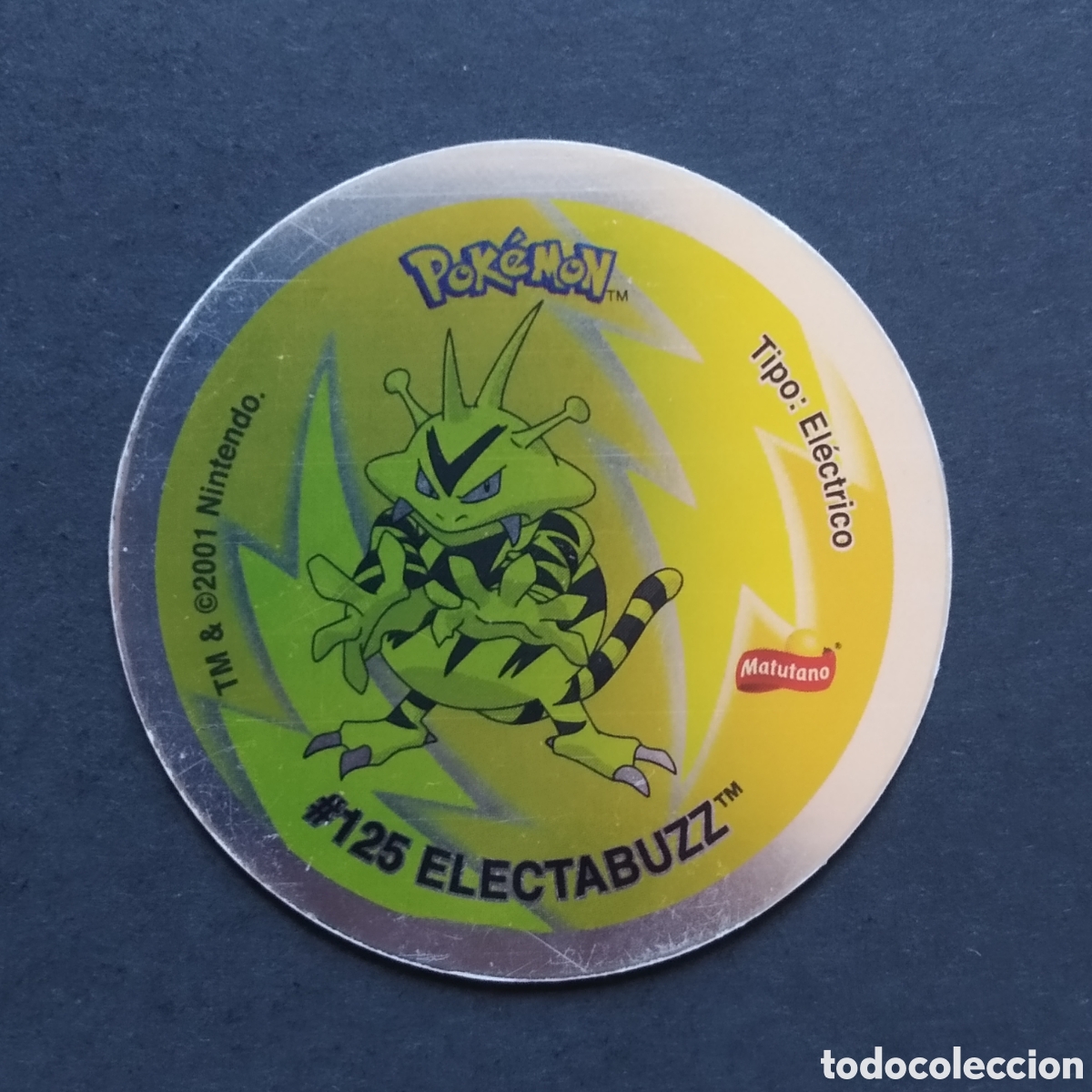 Sammeln alte Sammelbilder: TAZO - N&ordm; #125 ELECTABUZZ / #239 ELEKID - GIGANTAZO 4 POKEMON - MATUTANO - A&Ntilde;O 2001