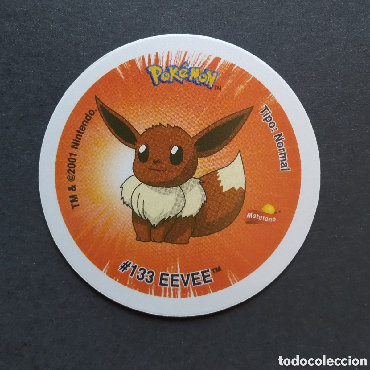 Collectionnisme Cartes &agrave; collectionner anciennes: TAZO - N&ordm; #133 EEVEE / #196 ESPEON - GIGANTAZO 4 POKEMON - MATUTANO - A&Ntilde;O 2001