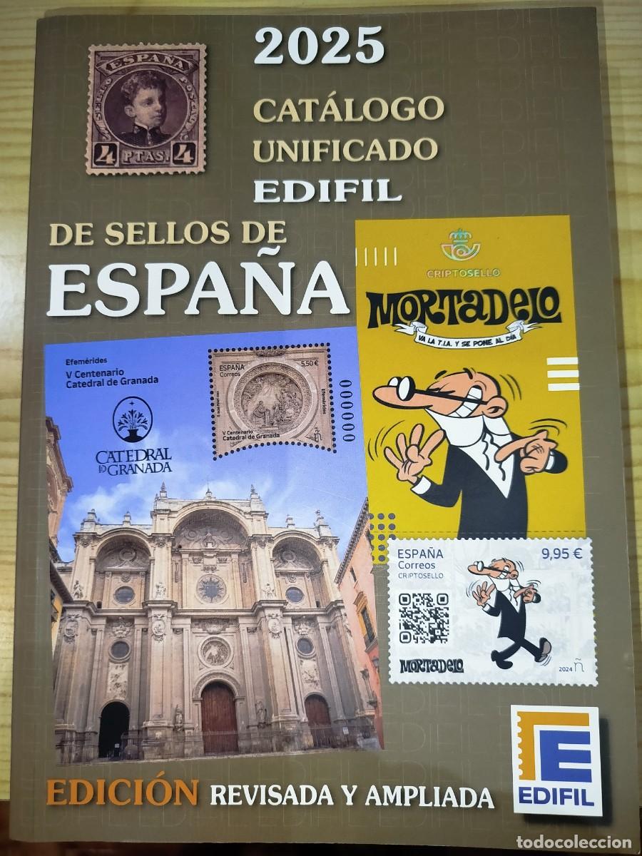 Coleccionismo cromos antiguos: CATALOGO UNIFICADO EDIFIL DE 2025 DE SELLOS DE ESPA&Ntilde;A
