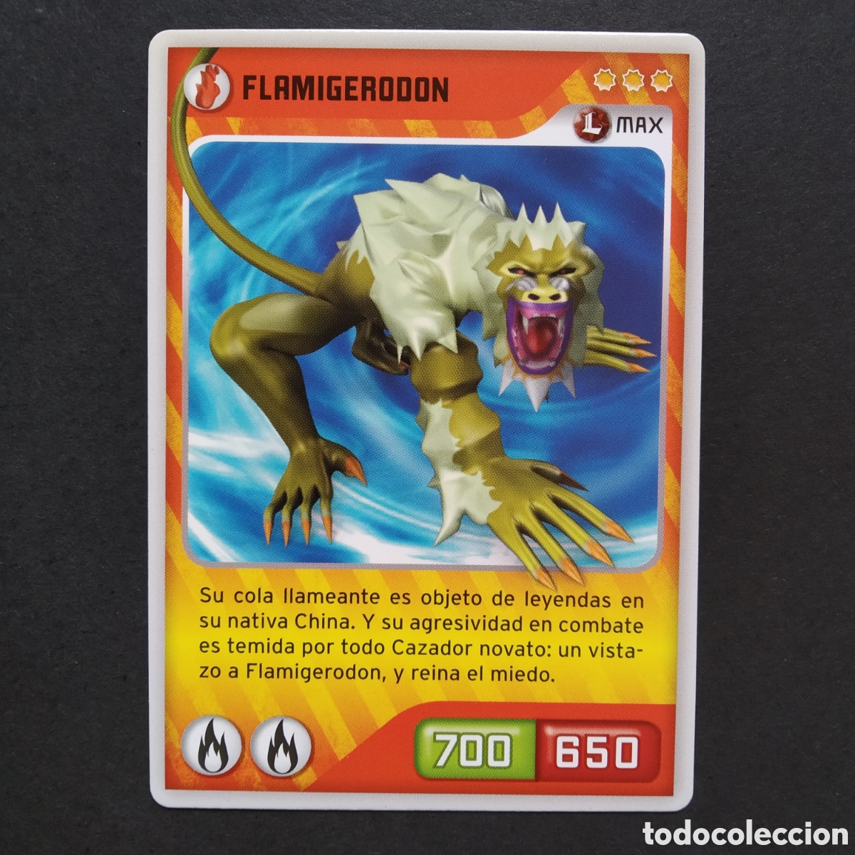 Coleccionismo cromos antiguos: CROMO - N&ordm; 037 - FLAMIGERODON - INVIZIMALS, DESAFIOS OCULTOS - PANINI - A&Ntilde;O 2013
