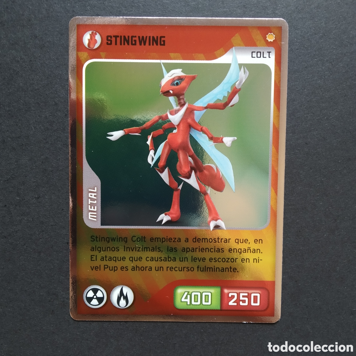 Coleccionismo cromos antiguos: CROMO - N&ordm; 041 - STINGWING - INVIZIMALS, DESAFIOS OCULTOS - PANINI - A&Ntilde;O 2013